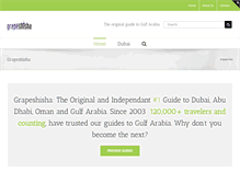 Tablet Screenshot of grapeshisha.com